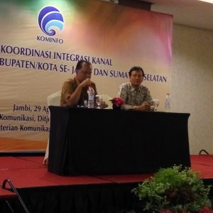 Rakor Integrasi Kanal Pemerintah Daerah se-Jambi dan Sumatera Selatan